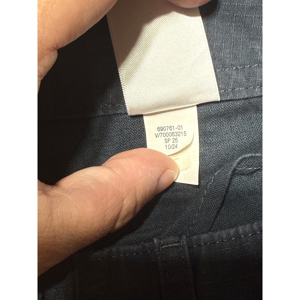 Banana Republic Cargo Pants Mens 32x32 Blue Excellent Ripstop Cotton - Picture 5 of 9